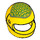LEGO Yellow Crash Helmet with Yellow and Green (2446 / 58828)