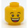 LEGO Gul Creator Expert Huvud (Infälld solid knopp) (23094 / 86289)