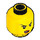 LEGO Yellow Criminal Minifigure Head (Recessed Solid Stud) (3626 / 43217)