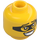 LEGO Amarillo Criminal Minifigura Cabeza (Espiga sólida hueca) (3626 / 84784)