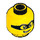 LEGO Gelb Criminal Minifigure Kopf (Einbau-Vollbolzen) (3626 / 99028)
