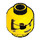 LEGO Gelb Crook Kopf mit Eye Patch, Sideburns und Stubble (Einbau-Vollbolzen) (3626 / 66117)