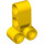 LEGO Yellow Cross Block 2 X 3 with Four Pinholes (32557)
