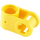 LEGO Yellow Cross Block 90° 1 x 2 (Axle/Pin) (6536 / 40146)