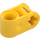 LEGO Yellow Cross Block 90° 1 x 2 (Axle/Pin) (6536 / 40146)