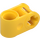 LEGO Yellow Cross Block 90° 1 x 2 (Axle/Pin) (6536 / 40146)