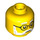 LEGO Yellow Curator / Dr. Kilroy Minifigure Head (Safety Stud) (3274 / 106964)