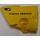 LEGO Yellow Curved Panel 1 Left with &#039;TOWING SERVICE&#039; Sticker (87080)