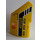 LEGO Yellow Curved Panel 1 Left with yellow &#039;42028&#039; Sticker (87080)