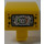 LEGO Jaune Incurvé Panneau 3 x 6 x 3 avec &#039;WIND&#039;, &#039;13.5&#039;, &#039;KS APP&#039; avec Green et rouge Gauges Autocollant (24116)