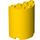 LEGO Gelb Zylinder 2 x 4 x 4 Hälfte (6218 / 20430)