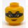 LEGO Yellow Daisy Kaboom Minifigure Head (Recessed Solid Stud) (3626 / 66174)
