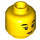 LEGO Yellow Daisy Kaboom Minifigure Head (Recessed Solid Stud) (3626 / 66174)