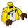 LEGO Gelb Darius Minifig Torso (973 / 76382)