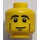LEGO Yellow Deep Sea Diver Head (Safety Stud) (3626 / 88016)