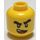 LEGO Yellow Digi Cole Head (Recessed Solid Stud) (3626)
