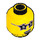 LEGO Yellow Disco Diva Minifigure Head (Safety Stud) (3626 / 19143)