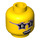 LEGO Yellow Disco Diva Minifigure Head (Safety Stud) (3626 / 19143)