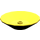 LEGO Yellow Dish 5 x 5 (6942)