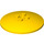 LEGO Yellow Dish 6 x 6 (Solid Studs) (35327 / 44375)
