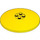 LEGO Yellow Dish 8 x 8 (3961 / 18859)