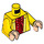 LEGO Giallo Doc Marrone Minifigure Busto (973 / 76382)