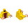 LEGO Yellow Doc Brown Minifig Torso (973 / 76382)