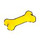 LEGO Yellow Dog Bone (Short) (77100 / 93160)