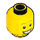 LEGO Yellow Dog Show Winner Minifigure Head (Recessed Solid Stud) (3626 / 27968)