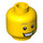 LEGO Yellow Dog Show Winner Minifigure Head (Recessed Solid Stud) (3626 / 27968)