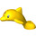 LEGO Gelb Delfin mit Gold Patches (67739 / 69528)