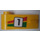 LEGO Jaune Porte 1 x 3 x 1 La gauche avec &quot;1&quot; et rouge et Green Stripe Autocollant (3822)