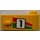 LEGO Jaune Porte 1 x 3 x 1 Droite avec Number 1 Autocollant (3821)