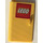 LEGO Yellow Door 1 x 3 x 4 Left with LEGO Logo Sticker with Hollow Hinge (3193)