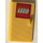 LEGO Yellow Door 1 x 3 x 4 Left with Lego Sticker with Hollow Hinge (3193)