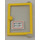 LEGO Yellow Door 1 x 4 x 5 Right with Transparent Glass with Opening Hours Sticker (73194)