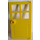 LEGO Gelb Tür 1 x 4 x 6 mit 4 Panes und Stud Griff (60623)