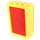 LEGO Yellow Door 2 x 4 x 5 Frame with Red Door