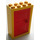 LEGO Gelb Door 2 x 4 x 5 Frame with Red Door