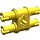 LEGO Geel Dubbele Pin met Haakse Axlehole (32138 / 65098)