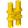 LEGO Jaune Double Épingle avec Perpendiculaire Axlehole (32138 / 65098)