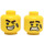 LEGO Gelb Douglas Elton Minifigure Kopf (Einbau-Vollbolzen) (3626 / 56174)