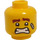 LEGO Yellow Douglas Elton Minifigure Head (Recessed Solid Stud) (3626 / 56174)