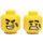 LEGO Yellow Douglas Elton Minifigure Head (Recessed Solid Stud) (3626 / 56174)