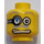 LEGO Gelb Dr. Brains Kopf (Sicherheitsbolzen) (3626 / 64882)
