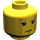 LEGO Jaune Draco Malfoy Minifigure Diriger avec Brown Eyebrows (Goujon de sécurité) (3626)