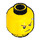 LEGO Yellow Dual Sided Kai Head with Scar and Bandage Strip (Recessed Solid Stud) (3626)
