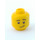 LEGO Gelb Dual-Sided Male Kopf mit Scared Gesicht / Lopsided Smile (Einbau-Vollbolzen) (3626 / 32729)