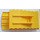 LEGO Yellow Dumper Body 16 x 32 x 11 with Ø4.8 with Black and Yellow Danger Stripes Sticker (52045)