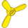 LEGO Yellow Duplo 3-Blade Propeller (15211)